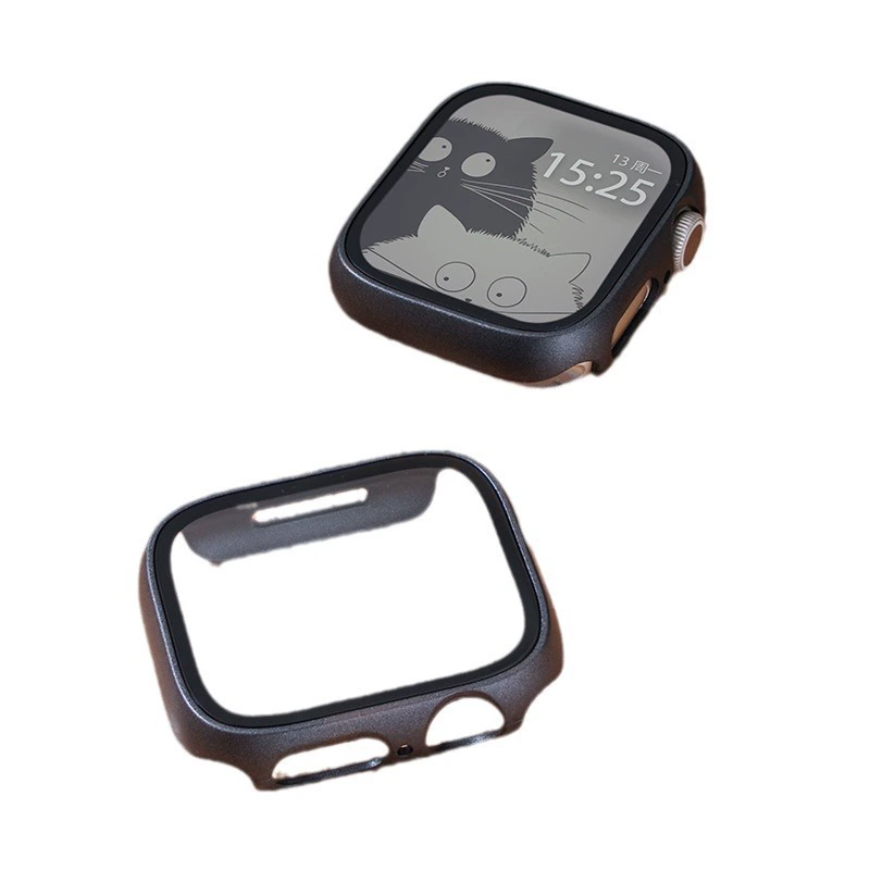 Applicable Apple Watch protective case S9 shell film all -in -one Applewatch protective cover S8 steel film IWATCHS7