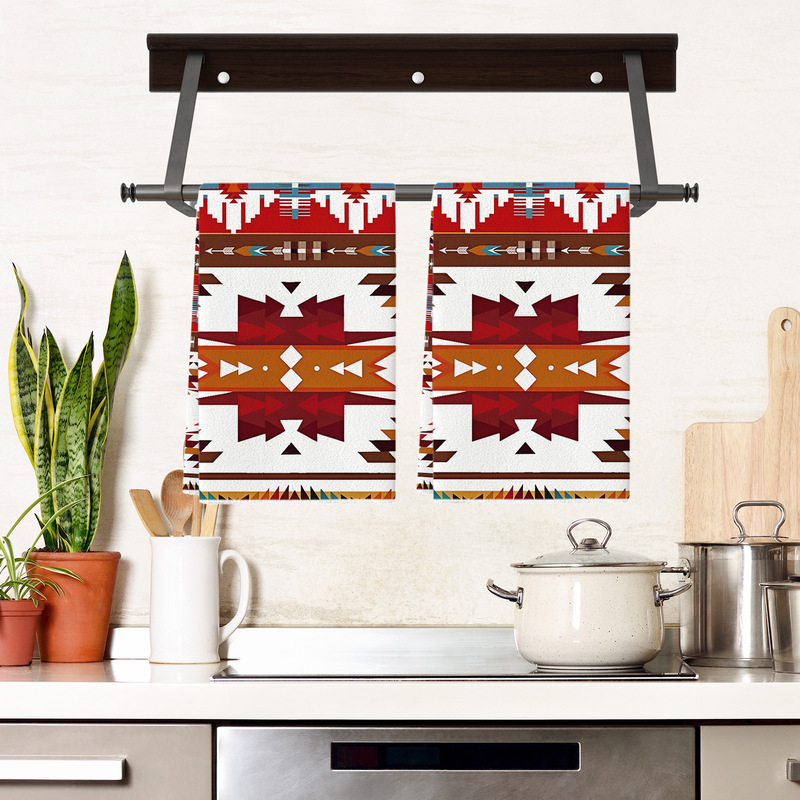 Boho Aztec Kitchen Towel Dish Towel Absorbent Hand Towel Reusable Cooking Housewarming