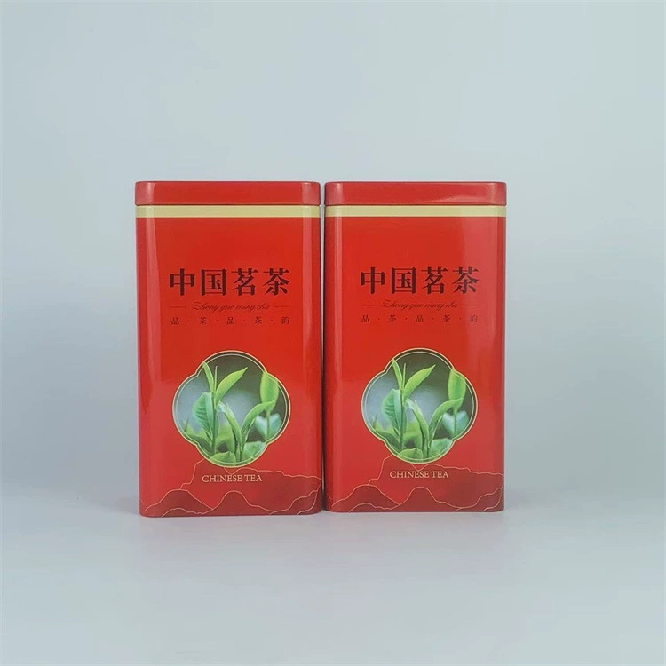 Точечная жесть, чайная банка, квадратная, 250 г, большая фабричная прямая поставка, чайная железная банка, универсальная упаковочная банка