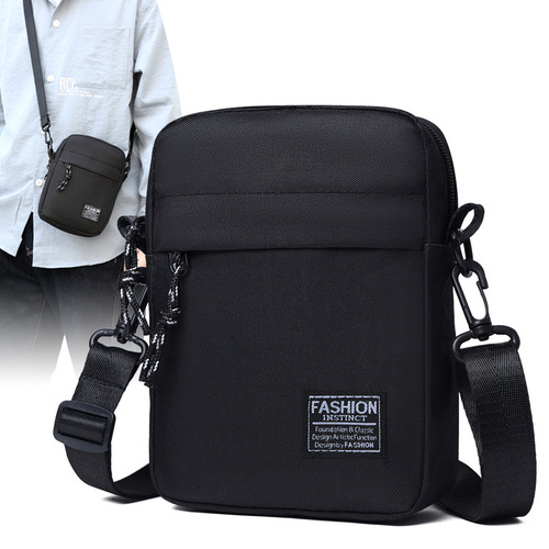 New Style Lightweight Men's Single Shoulder Bag Crossbody Bag Men's Instagram Small Bag Mini Crossbody Bag Casual Crossbody Small Backpack