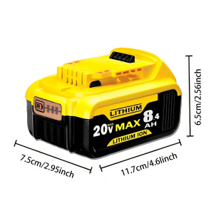 E-Commerce Compatible Dewal18/20V Lithium Battery 8.4Ah Suitable for Dewalt Dcb200 Power Tools Electric Drill