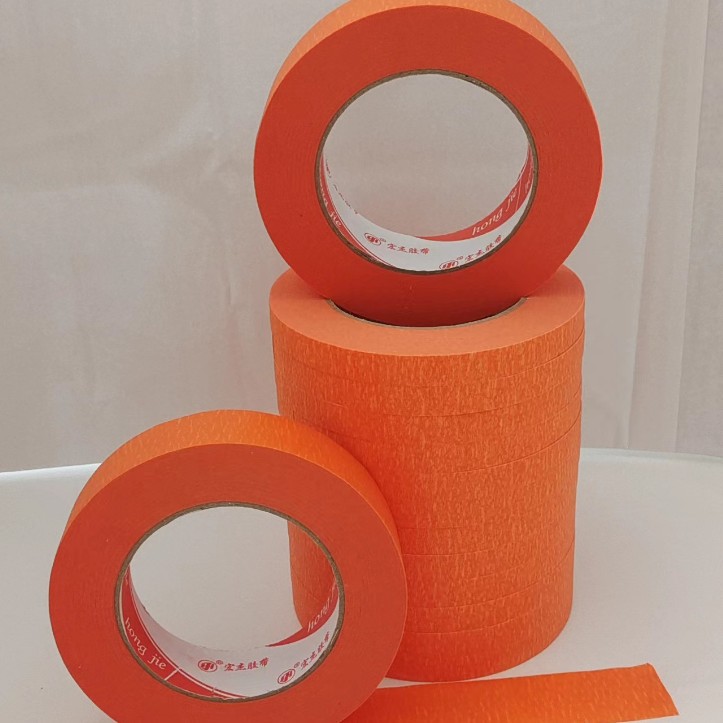 外墙专用遮蔽喷漆贴缝美纹纸胶带 白色耐高温高粘美纹纸胶带批发