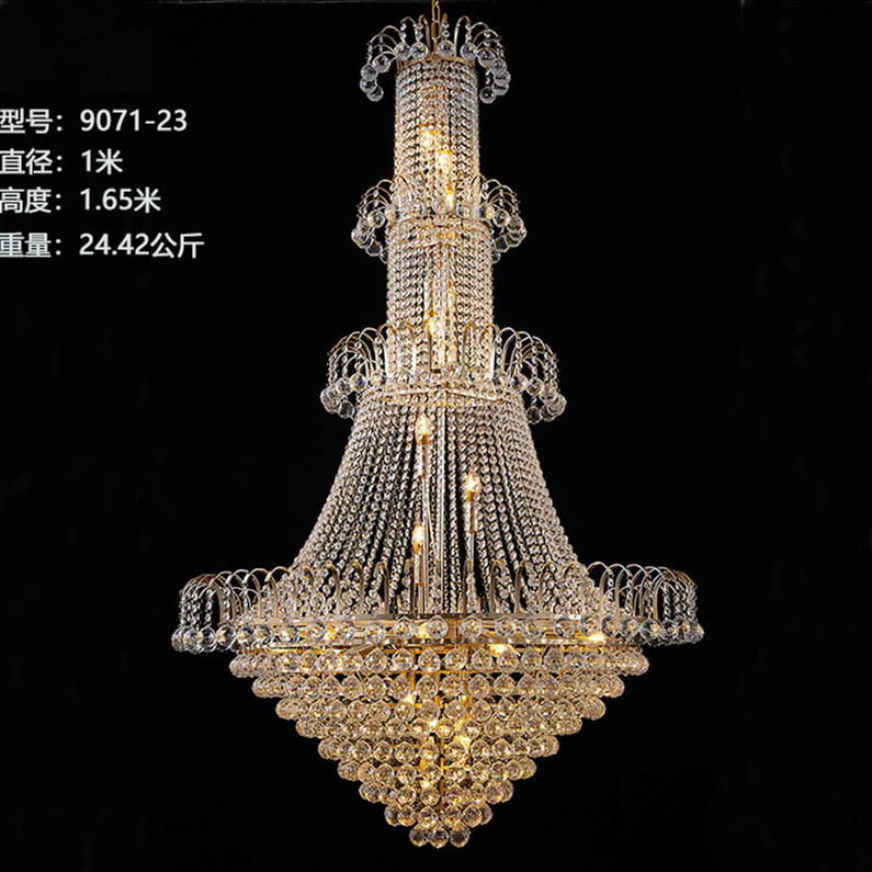 9071 대형 샹들리에는 은색으로 표시할 수 있습니다.