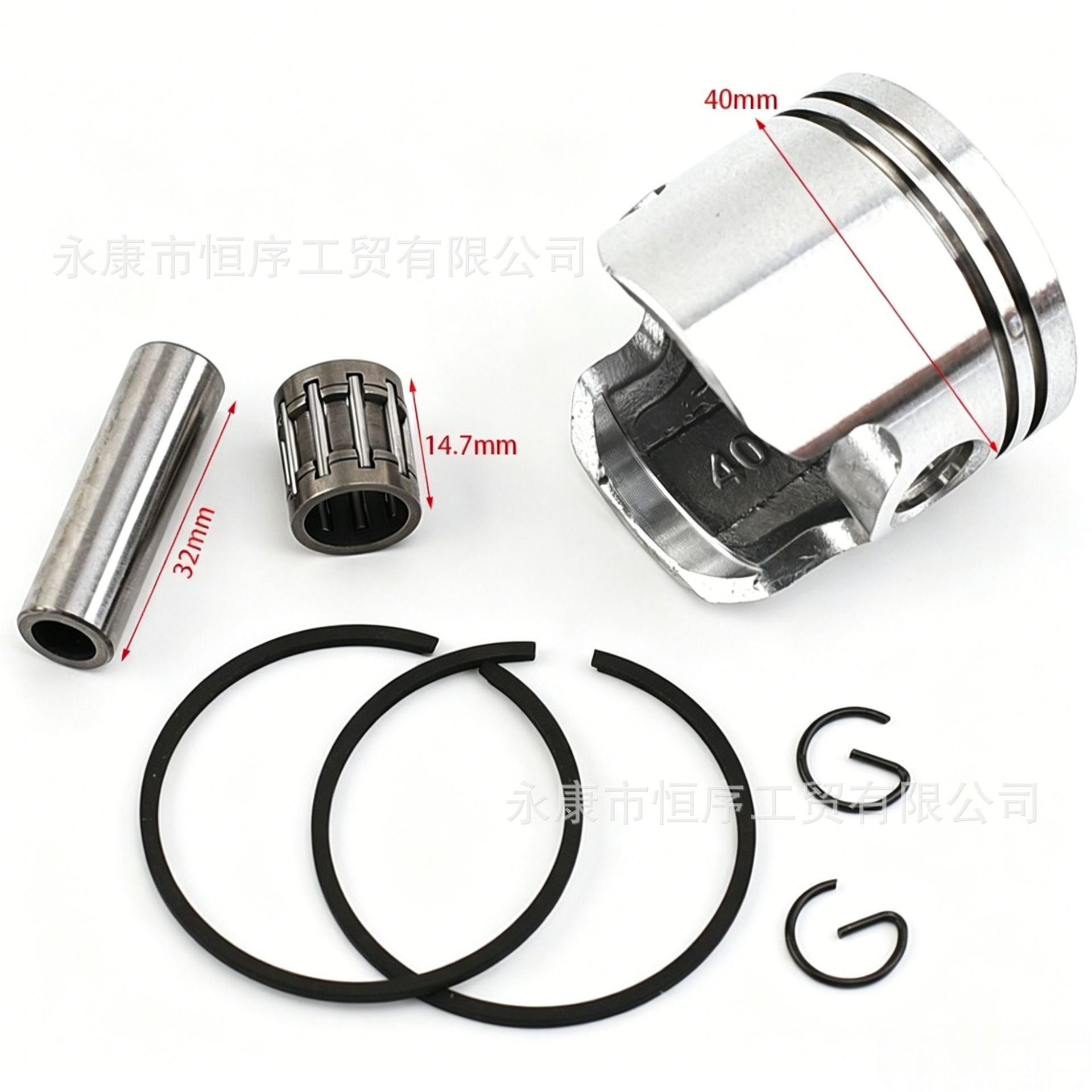 Mini Motorcycle Accessories, Small Sports Car, Xiaoliya 49Cc Engine Cylinder Set, 40-5/40-6 Cylinder Piston
