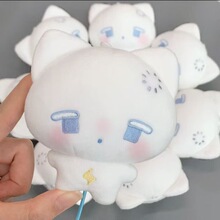 钥匙扣钥匙腮红蝴蝶结生日礼物兔兔手作玩偶毛绒玩具挂件可爱