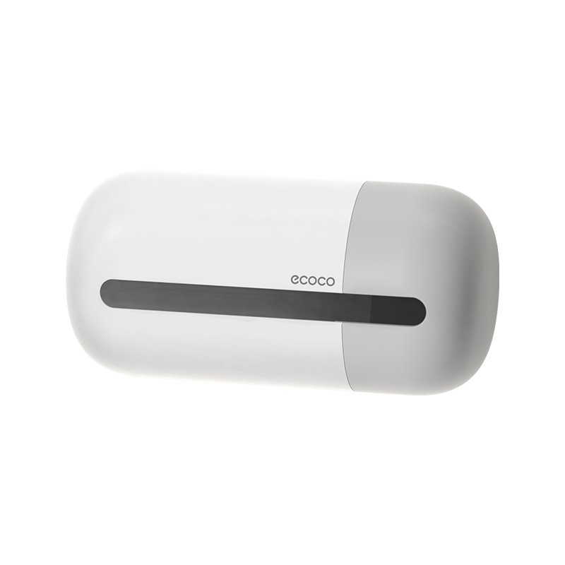 Cápsula espacial cápsula caja de pañuelos de cocina caja de almacenamiento de trapo desechable montada en la pared caja de dibujo de papel de baño sin perforación