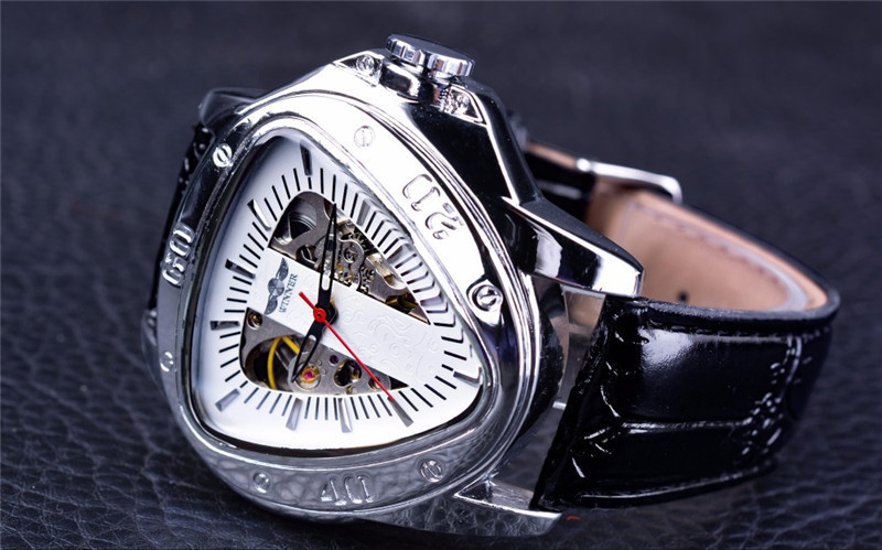 Men's Automatic Mechanical Watch With Triangular Dial And Case_voghion.com