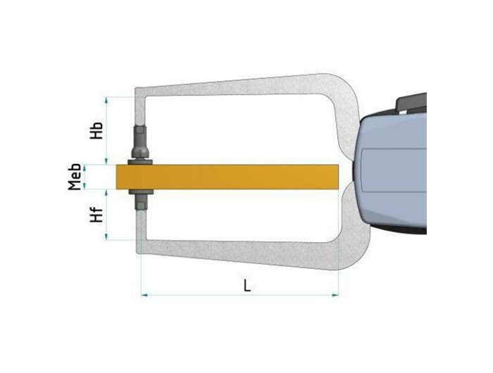 德国kroeplin机械表盘式外卡规钢板厚度规D110T