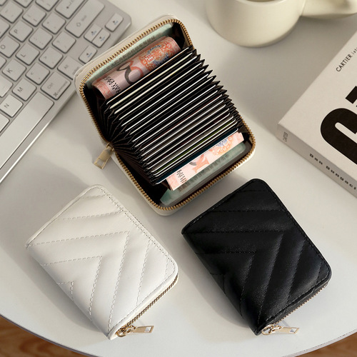 Cute and Compact Design Card Holder with Multiple Card Slots, Fashionable and Exquisite Women's Wallet, Unique and Trendy Women's Minimalist Coin Purse and ID Holder