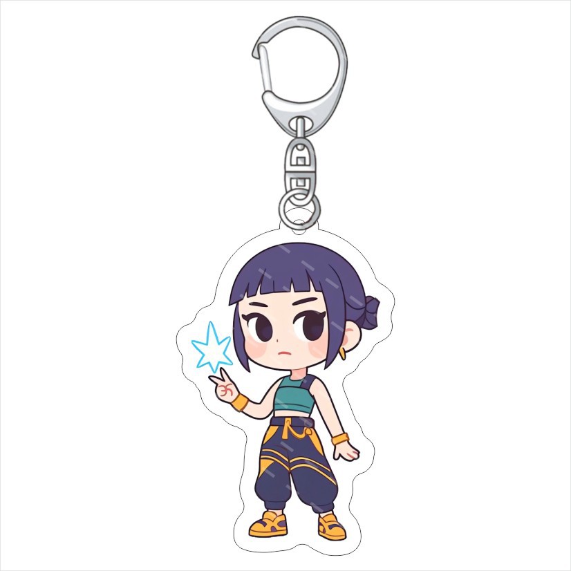 K-POP: Caza Brujas Colgante acrílico KPop Demon Hunters Keychain acrílico