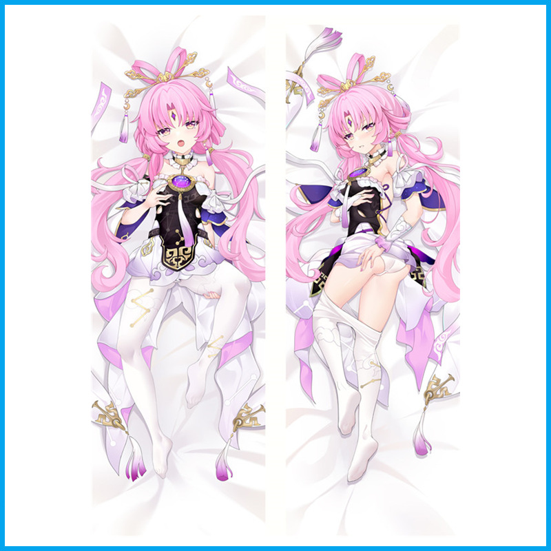 Honkai Star Rail Plyšový Vankúš s Postavou Fu Xuana - Anime & Herný Charakter Vankúšový Kryt a Vankúš, Kreslený Dlhý Vankúš pre Zberateľov