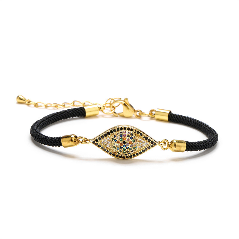 Fashion Eye Copper Bracelets Plating Zircon Copper Bracelets