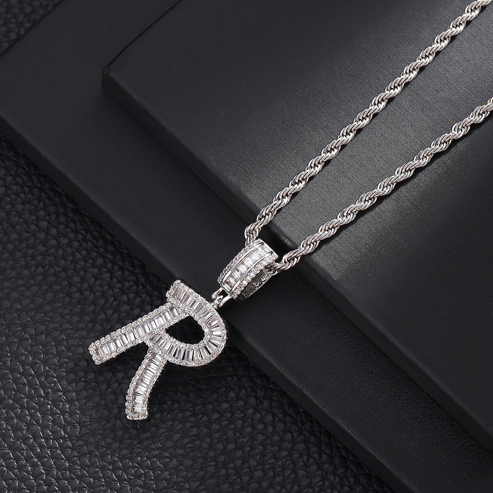 R + 20inch Twist Chain (silver)