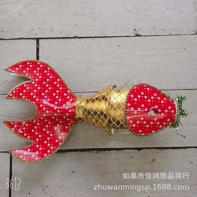 diy純手工制作中秋元宵手提鯉魚花燈DIY自産自銷花燈籠