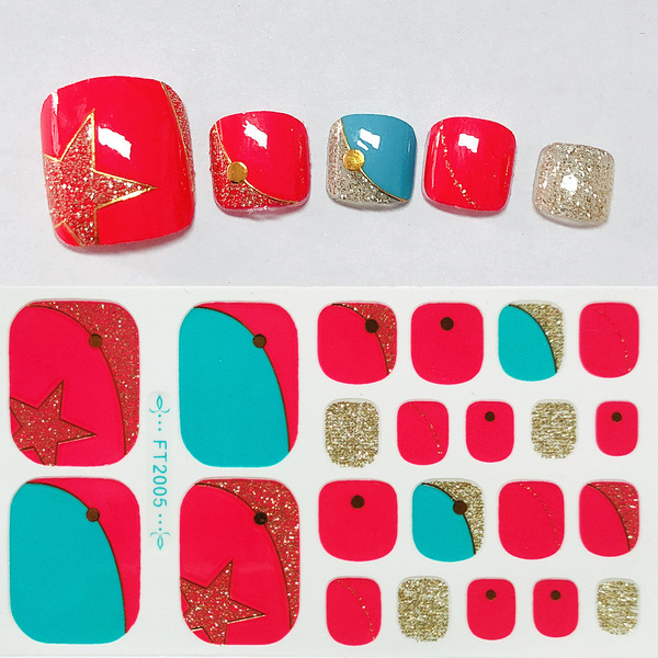 summer fake nails