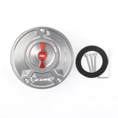 Cbr250 Modified Quick-Open Fuel – Tank cap - silver-red