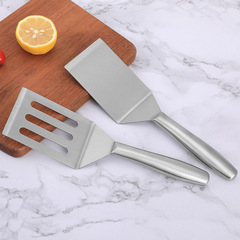 不鏽鋼韓式煎鏟 全鋼柄牛排煎鏟鐵板燒壓鏟料理鏟 烹飪工具牛扒鏟