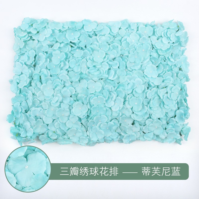 Muro de Flores de Hortensia para Decoración de Bodas, Arreglo Floral, Fondo de Pantalla, Alfombra de Pared, Arreglo Floral Artificial, Muro de Flores Famoso en Internet, Decoración de Bodas al por Mayor