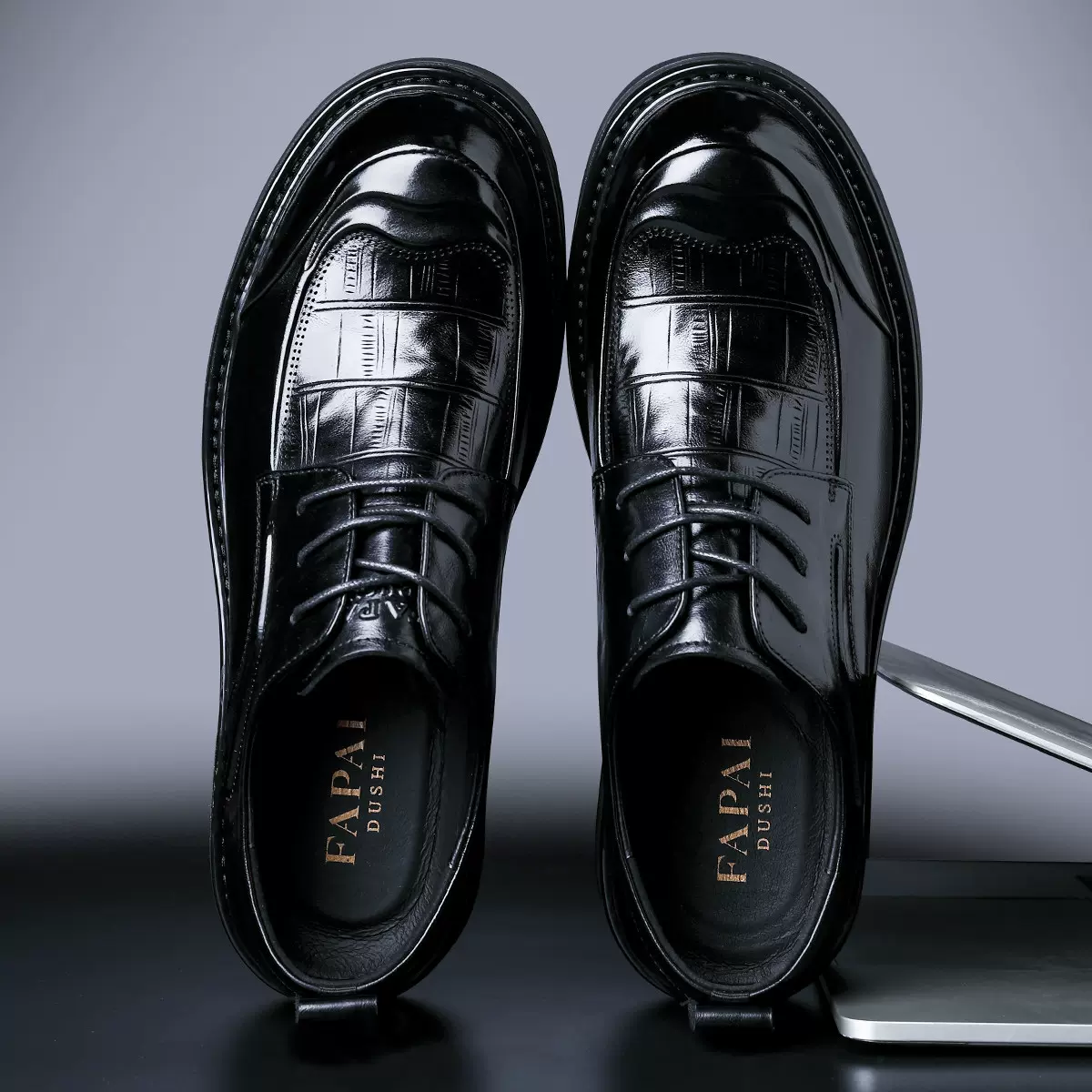 温州皮鞋男高级感真皮男鞋头层牛皮商务正装结婚德比鞋潮秋季新款