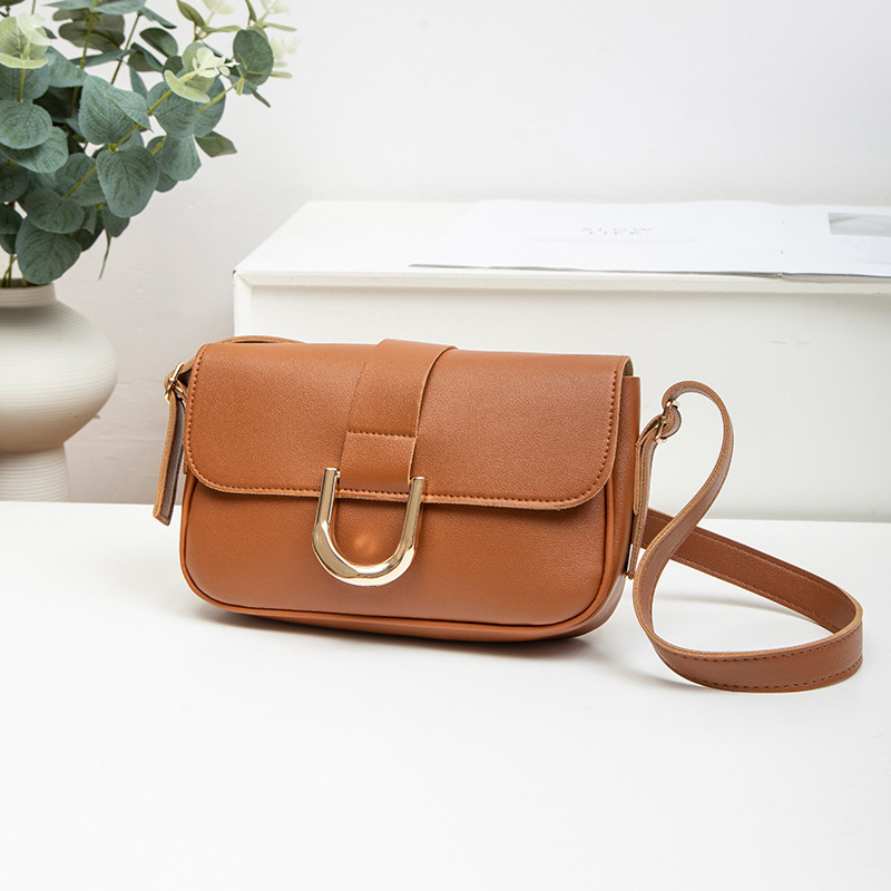 2025 primavera explosión de alto nivel bolso retro bolso de moda brazo de herradura de caballo bolso de hombro de niña