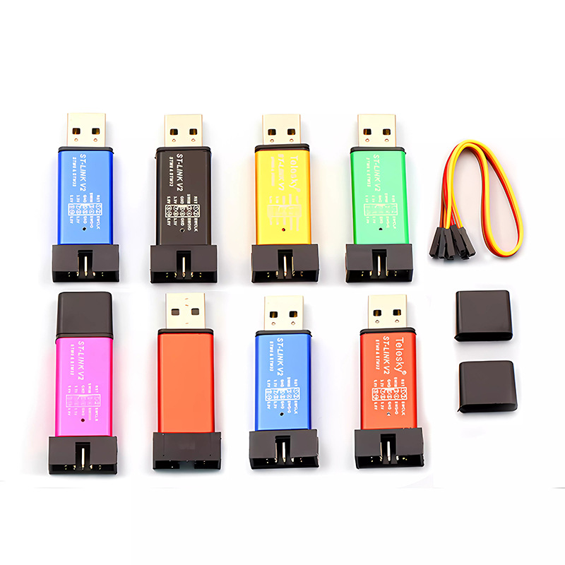 ST-LINK V2 STM8线STM32仿真器编程stlink下载器烧录调试stlinkv2