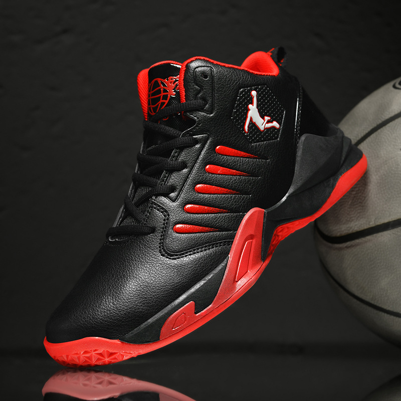 Zapatos de entrenamiento de combate juvenil otoño y invierno nuevos zapatos de baloncesto de tendencia de zapatos deportivos de suela gruesa para estudiantes de varones coreanos
