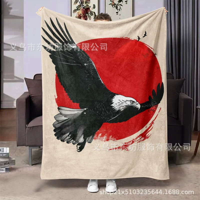 Парящий орел креативный простой фланелевый удобный одеяло универсальная современная простота