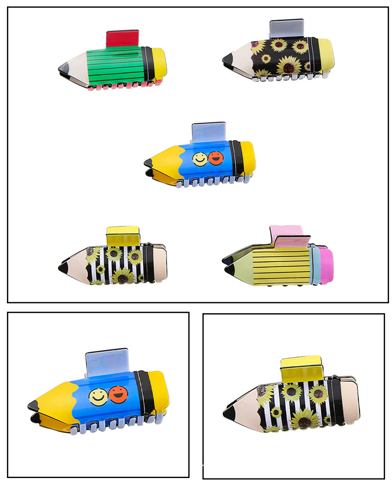 40g Weight Hair Claws Hair Accessories Type 1 Piece Quantity Holiday, Daily Occasion PVC Material Women's Casual Geometric PVC Hair Claws