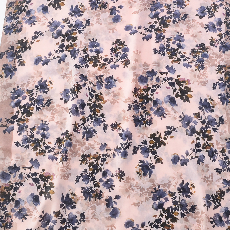 Estilo étnico retro Rosa flor impresa bufanda de las mujeres de lino largo artístico todo-fósforo mantón de algodón y lino sensación bufanda