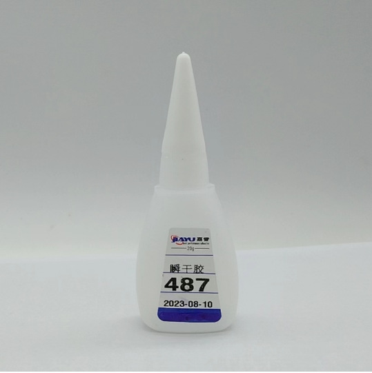 厂家直销487快干胶 硅橡胶与其他材料瞬间粘接 环保不发白瞬干胶