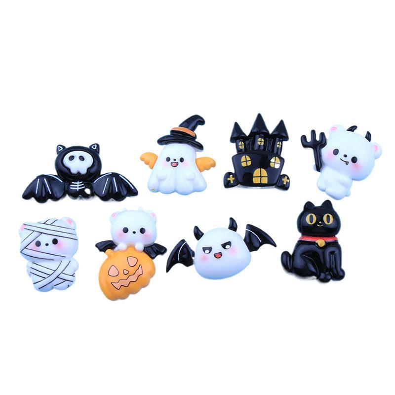 髪のひものヘアピンの冷蔵庫はキーホルダーの材料を貼ってアニメの新型のハロウィンの幽霊の装飾品の樹脂の部品を卸売りします。|undefined
