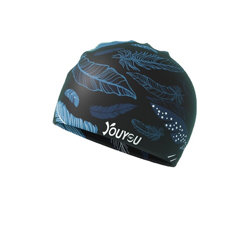 Swimming cap for women silicone waterproof non-stretching swimming goggles set for adults with long hair special comfortable ear protection swimming cap for men