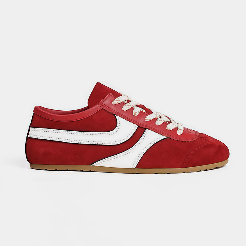Cross-Border Genuine Leather Agande Training Shoes, New Autumn Casual Versatile Retro Lace-Up Height-Increasing Silver Sneakers for Women Cross-Border Genuine Leather Agande Training Shoes, New Autumn Casual Versatile Retro Lace-Up Height-Increasing Silver Sneakers for Women