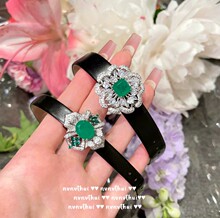 ���Ƿ䳲���䌚ʯ���C ���ŵĿ옷 �18K�� �������Aѩ���ʯ���