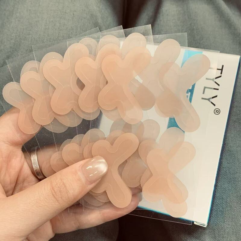 New Skin-Colored Butterfly Dragon Bone Elf Ear Stickers for Invisible Support, Suitable for Students, Painless and Sweat-Proof for Photography New Skin-Colored Butterfly Dragon Bone Elf Ear Stickers for Invisible Support, Suitable for Students, Painless and Sweat-Proof for Photography