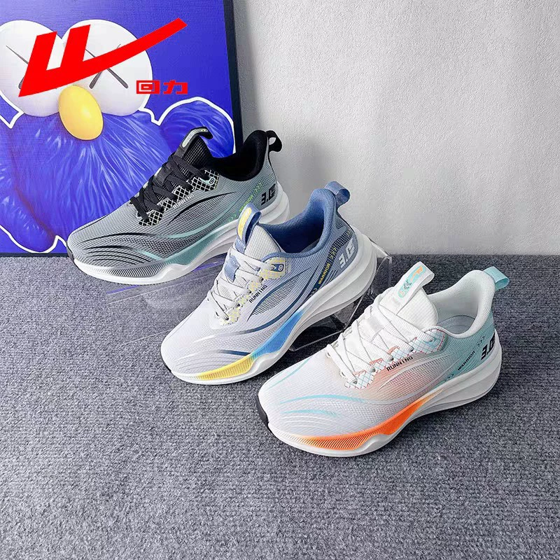 Мужские кожаные повседневные спортивные кроссовки Warrior 2026 (осень/зима): универсальные, модные, дышащие, с легкой подошвой, для бега и повседневной носки.