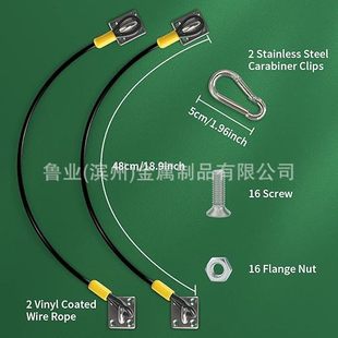 Trash Can Lock Stainless Steel Square Buckle Kit Suitable for Outdoor Trash Cans Prevents Animals from Tearing Across Grades