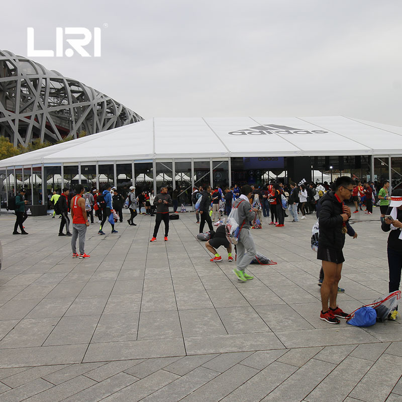 北京马拉松赛事活动篷房休息室放松休闲厅 多边形户外篷房大型