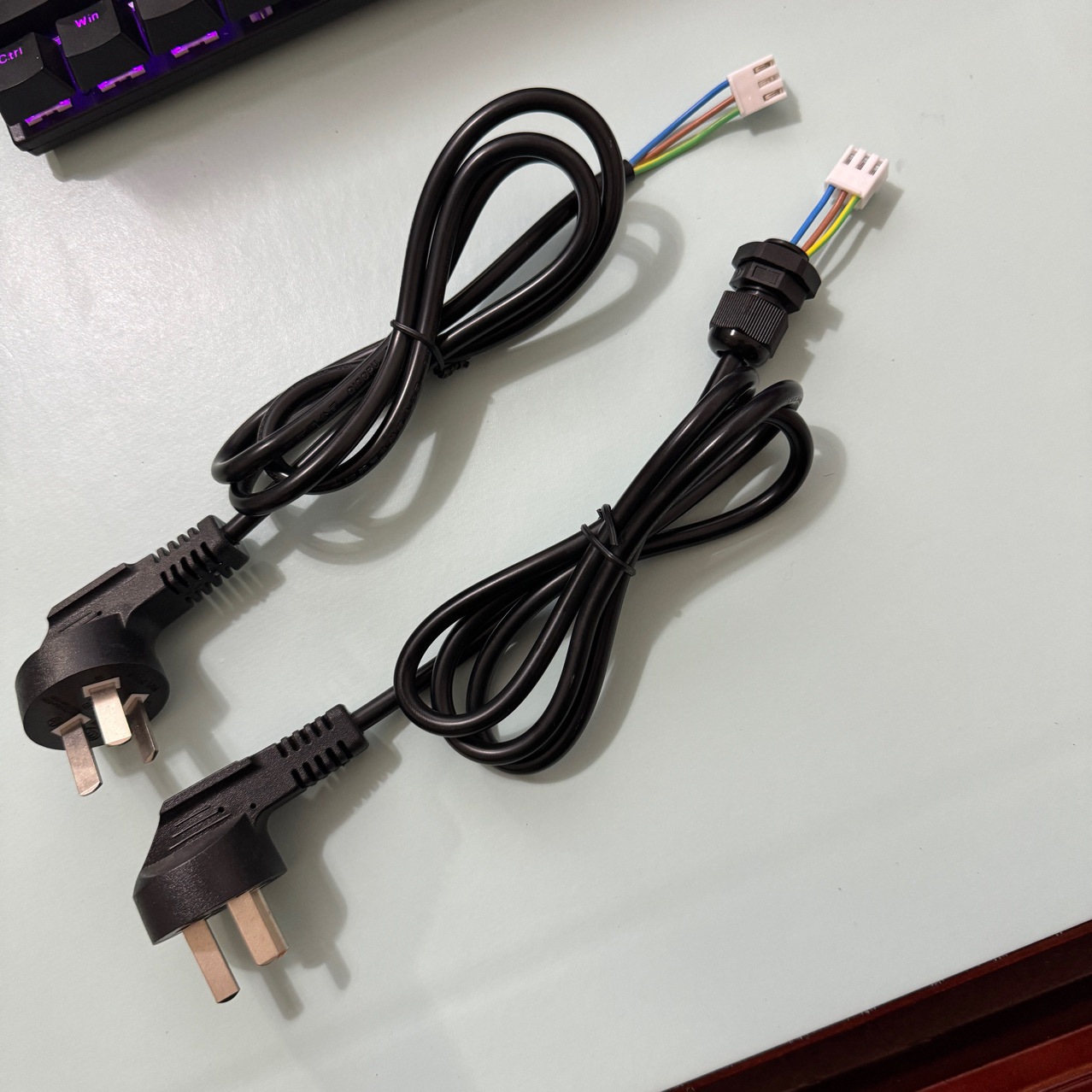 国标双头电源线带品字尾 国标电饭锅电脑主机插头电源线