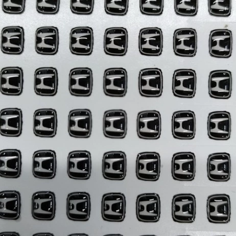 Эпоксидные наклейки с логотипом автомобиля, прямые поставки с завода, самоклеящиеся этикетки из ПВХ, трехмерные, термостойкие