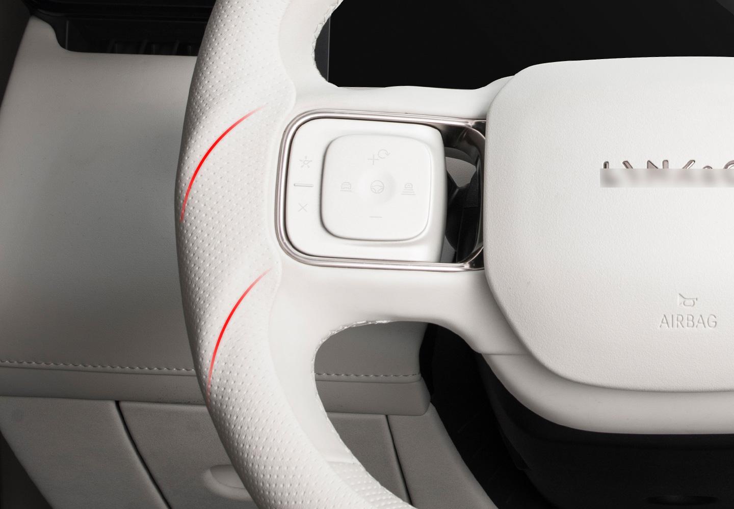 Suitable for Lynk & Co 900 Special Car Model, Three-Section Full-Cover Steering Wheel Cover, Car Handle Cover, Universal Accessory for All Seasons
