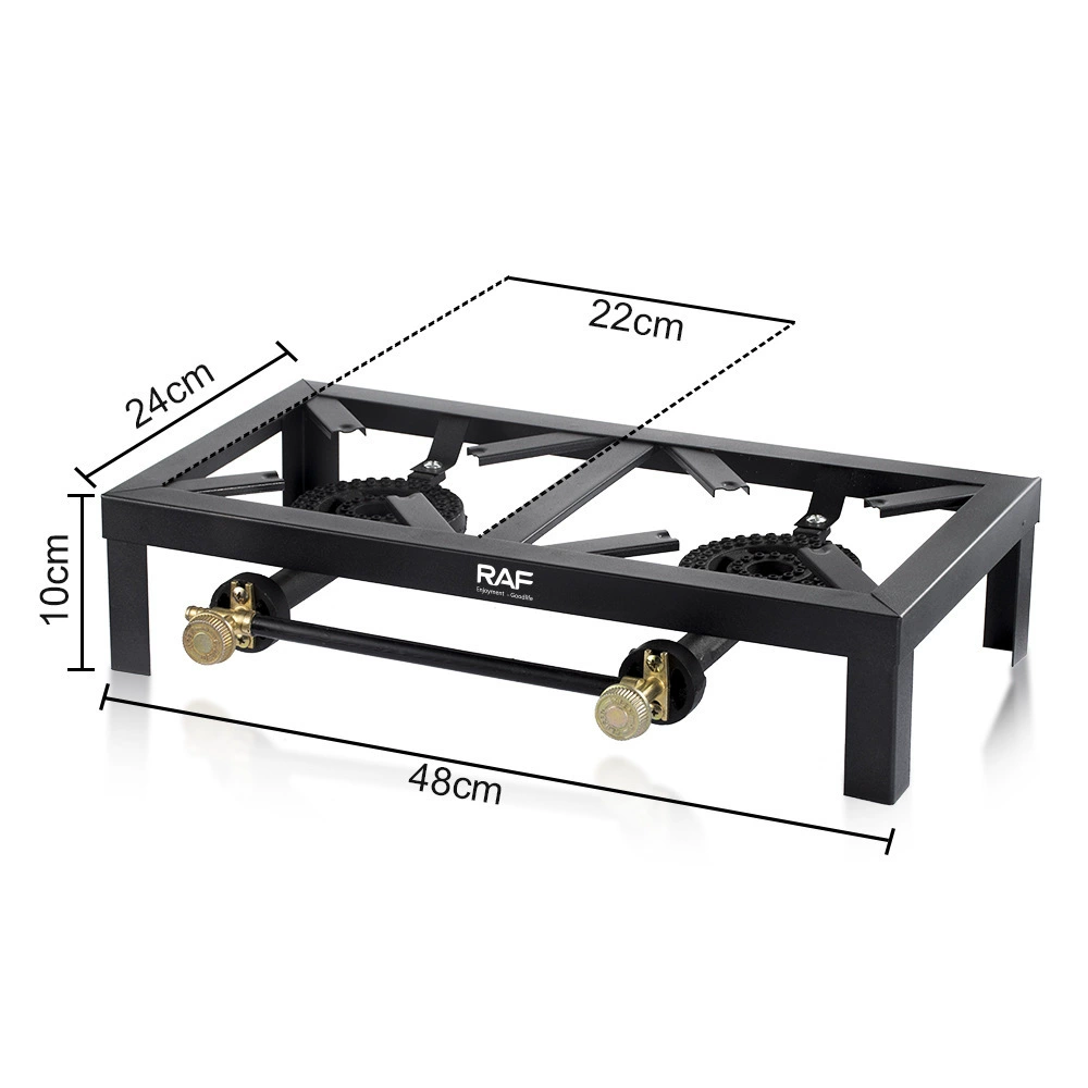 Cross-border fierce stove gas stove double stove cast iron stove outdoor energy-saving gas stove camping stove