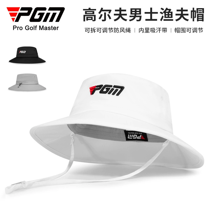 PGM новая мужская шляпа для гольфа, мужская шляпа рыбака, регулируемая пряжка, ветрозащитная веревка, регулируемый обхват шляпы, впитывающая пот лента