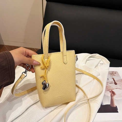Outsourcing Summer Trendy Niche Handbags for Women 2025 New Fashionable and Versatile Crossbody Bags Exquisite Handheld Bags Mobile Phone Bags