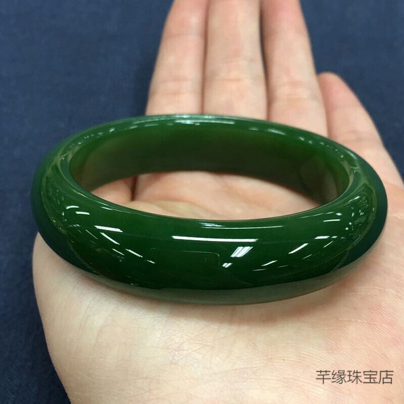 Factory direct selling Xinjiang Hetian jade jasper bracelet women's young jade bracelet real jade bracelet jewelry bracelet