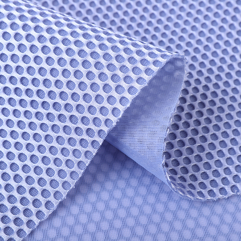 6D  现货批发三明治网眼布枕套汽车坐垫3D弹力布料手提袋箱包 网