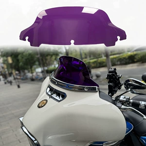 Harley 14-23 Boulevard Glide 4inch Hündürlüyü 7mm PC Külək Şüşəsi üçün Motosiklet Külək Şüşəsi
