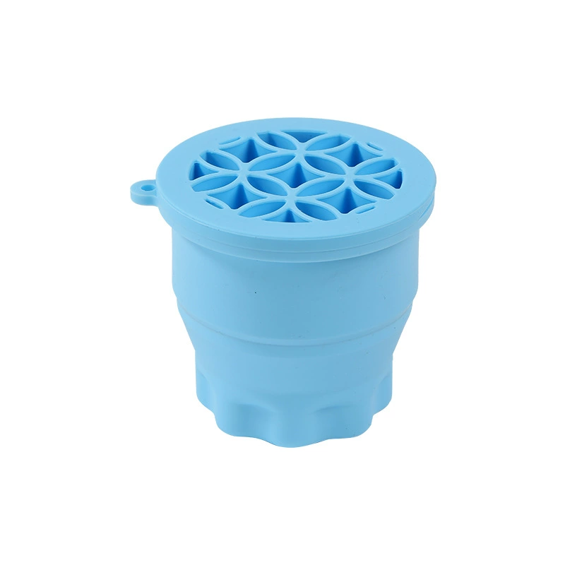 Silicone makeup primer, brush, storage system