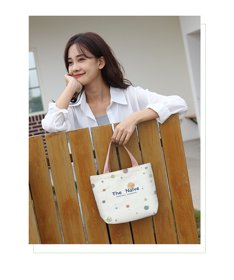 Women's Fashion Geometric Canvas Shopping Bags display picture 6