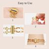 Multi -layer magnetic buckle necklace layer flock magnetic sliding lock lock necklace connector Multi -share sliding pipe buckle